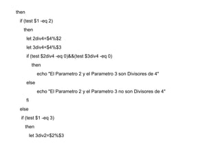 Ejercicios resuelto de shell script | PDF