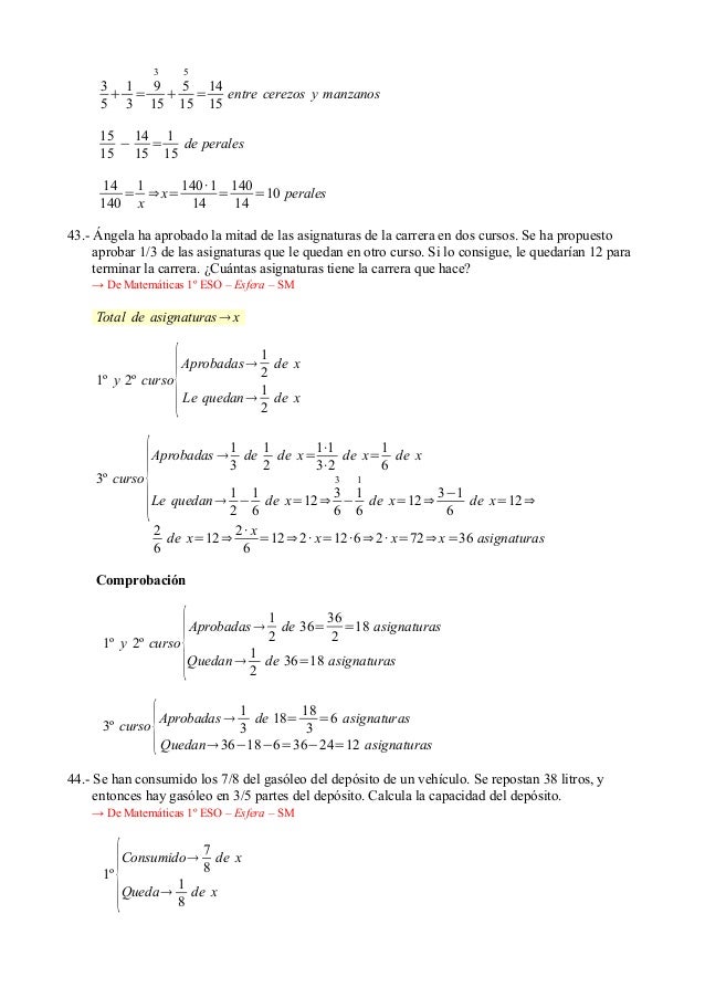 Ejercicios Resueltos Fracciones 1