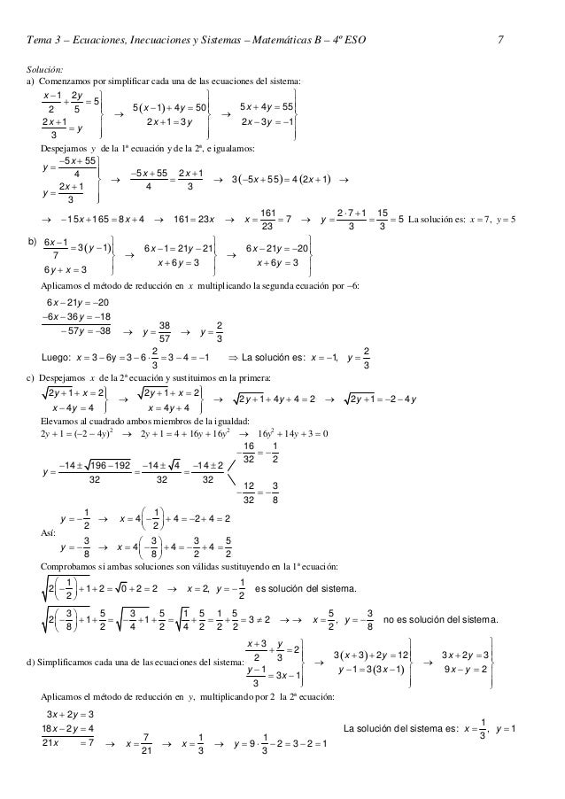 y=13-x resueltos Ejercicios