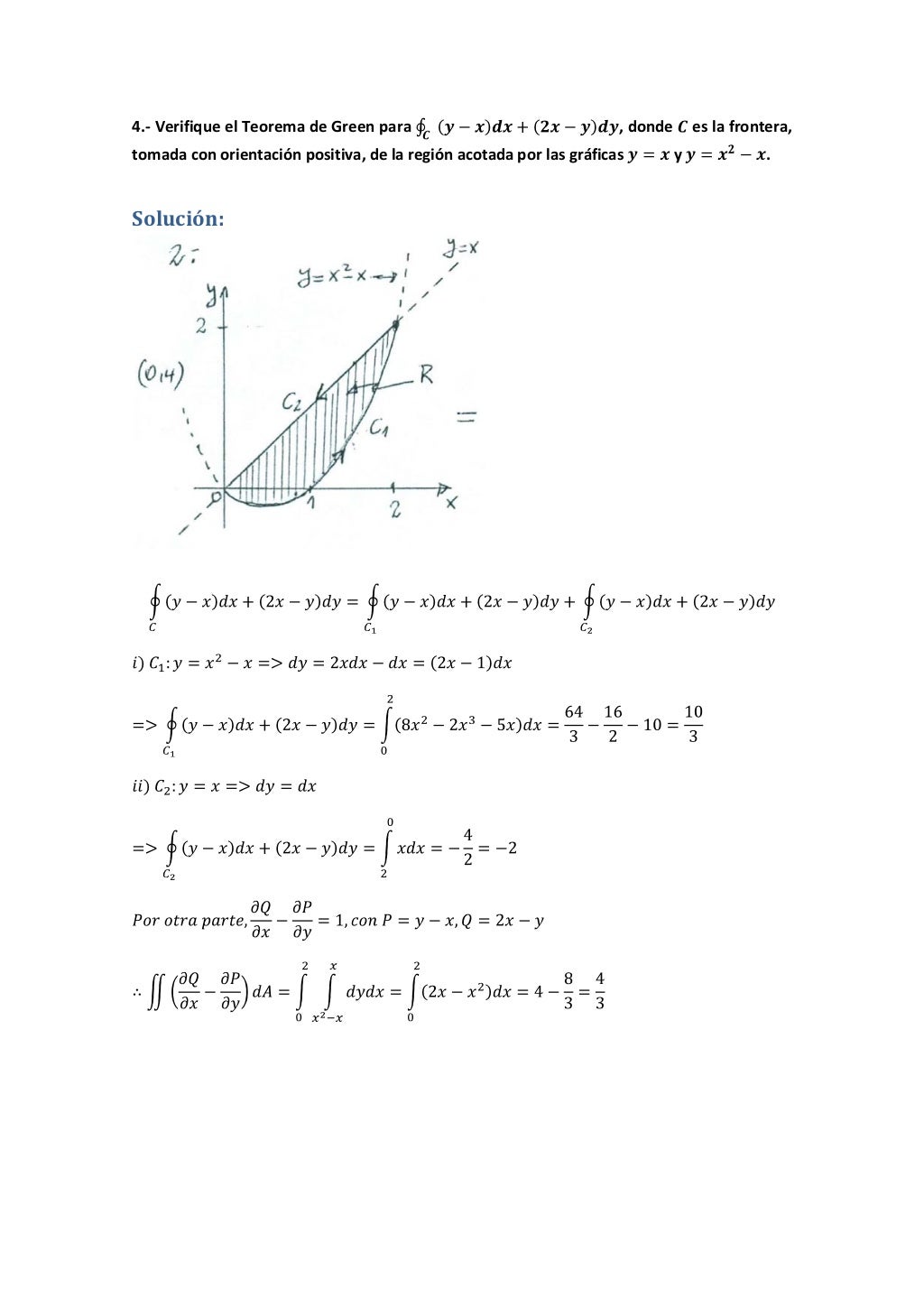 Ejercicios Resueltos de Calculo Vectorial e