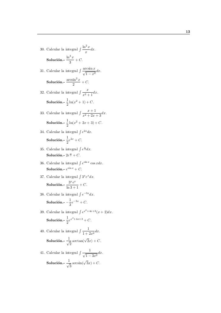 Ejercicios Resueltos De Derivadas