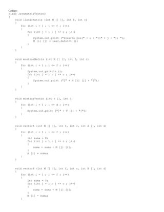 Ejercicios resueltos de java | DOCX