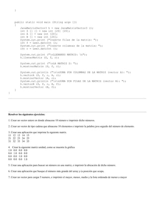 Ejercicios resueltos de java | PDF
