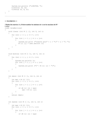 Ejercicios resueltos de java | PDF