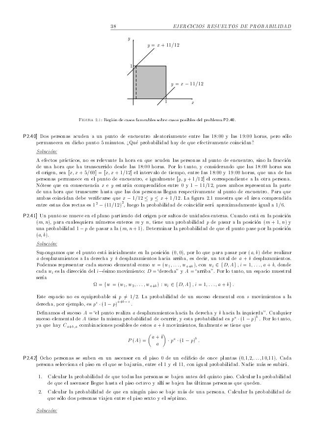 Ejercicios Resueltos De Probabilidad