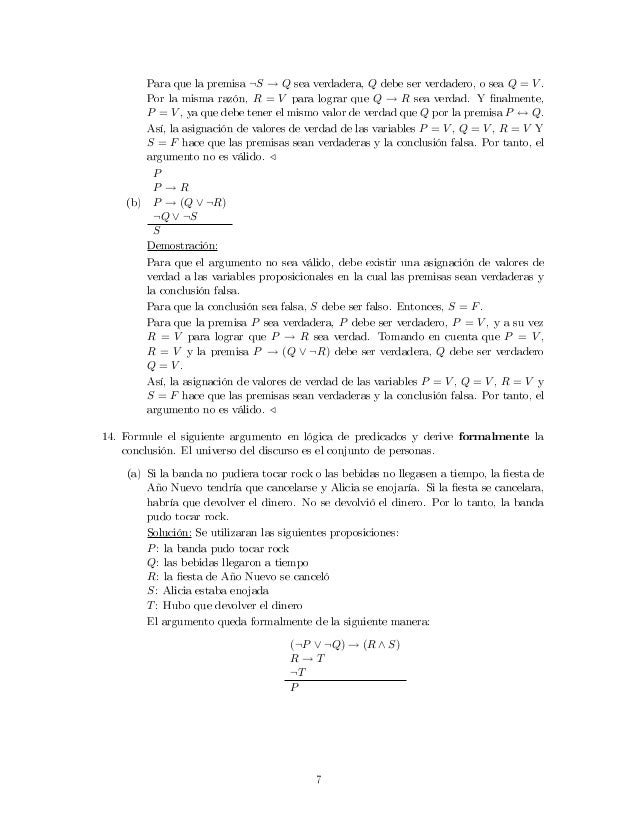 Ejercicios Resueltos De Tablas De Verdad Ejercicios Resueltos De Tablas De Verdad