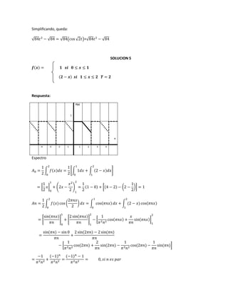 Ejercicios resueltos de transformada de laplace | PDF