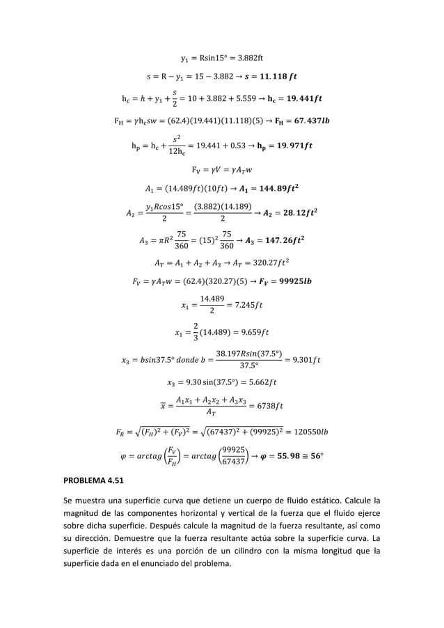 Ejercicios resueltos dinamica de fluidos PDF