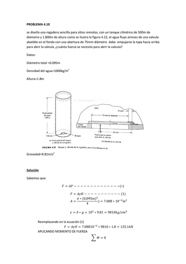 Ejercicios resueltos dinamica de fluidos PDF