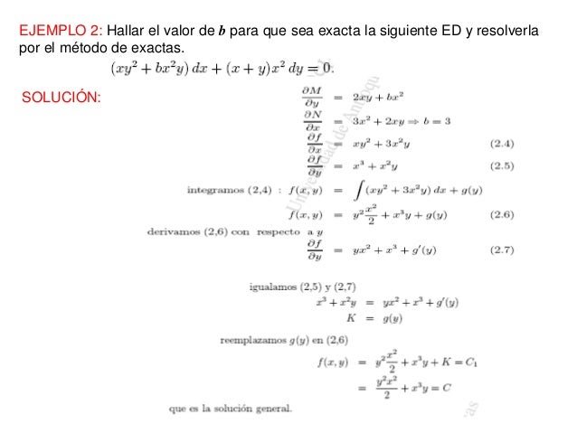 Ejercicios Resueltos Edo Exactas