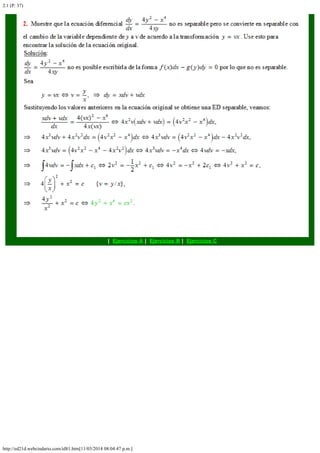 2.1 (P: 37)
http://ed21d.webcindario.com/id81.htm[11/03/2014 08:04:47 p.m.]
|  Ejercicios A |  Ejercicios B |  Ejercicios C
 