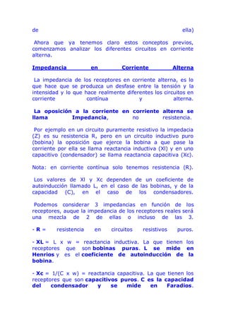 Ejercicios resueltos en corriente alterna