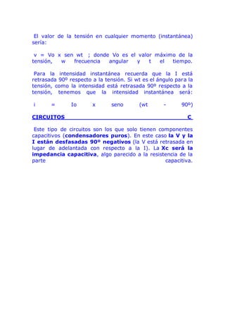 Ejercicios resueltos en corriente alterna