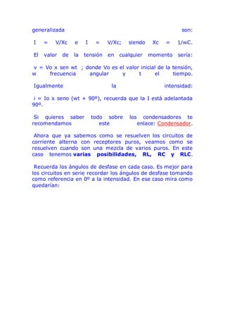 Ejercicios resueltos en corriente alterna