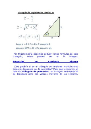 Ejercicios resueltos en corriente alterna