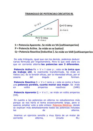 Ejercicios resueltos en corriente alterna