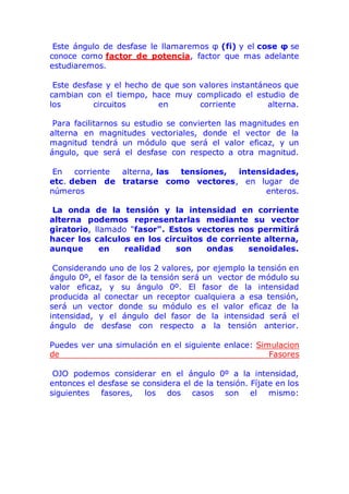 Ejercicios resueltos en corriente alterna