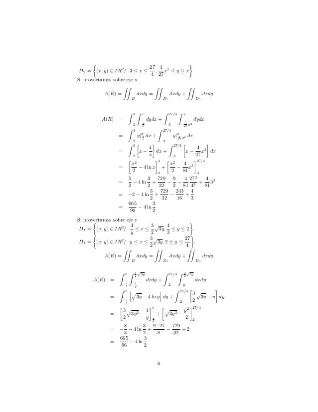ejercicios resueltos de integrales iteradas dobles y triples