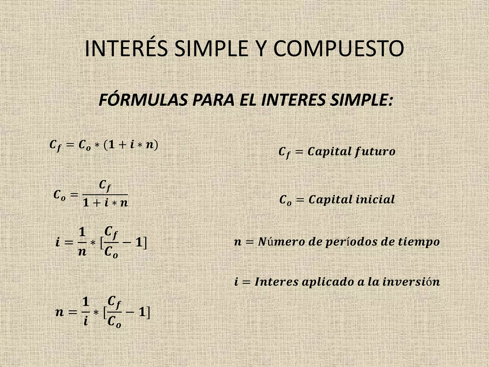 50 Ejercicios De Interés Simple Resueltos