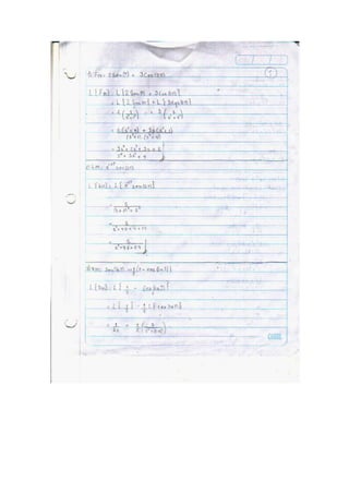 Ejercicios sobre laplace 