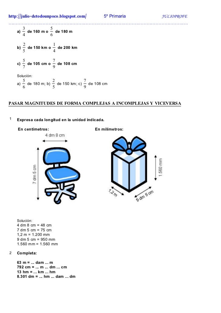 Ejercicios Soluciones De Longitud