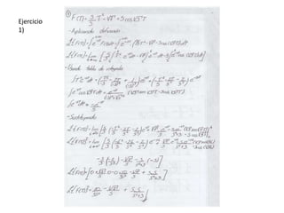 Ejercicio
1)
 