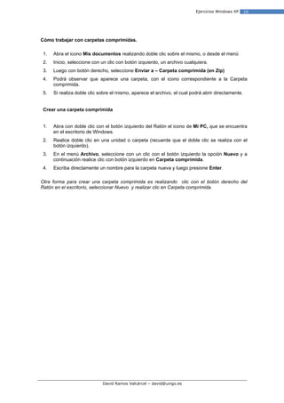 Ejercicios Windows Xp 01