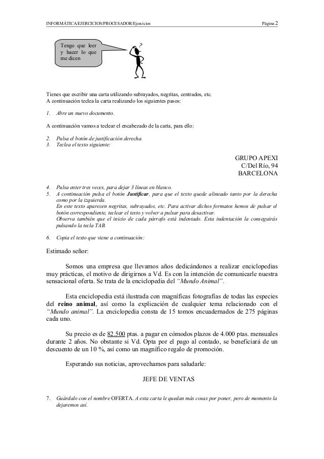 EJEMPLOS DE WORD