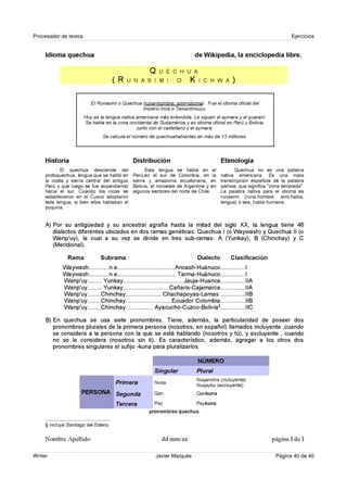 Procesador de textos                          Ejercicios




Writer                 Javier Marqués   Página 40 de 40
 