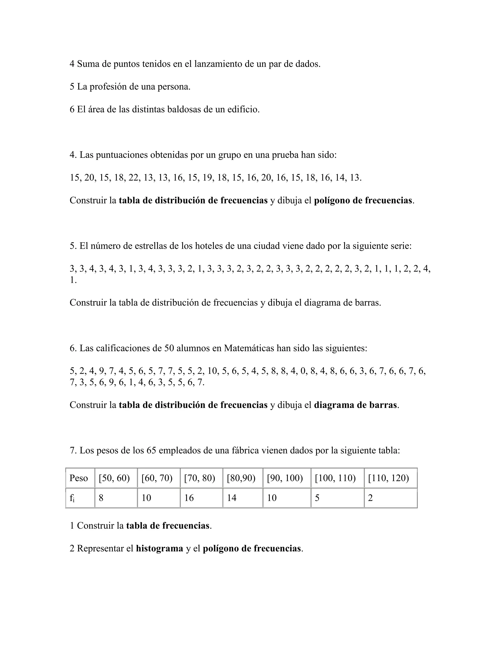 Ejercicios y problemas resueltos | PDF