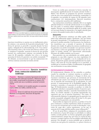 Ejercicio terapeutico recuperacion funcional