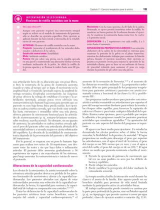 Ejercicio terapeutico recuperacion funcional