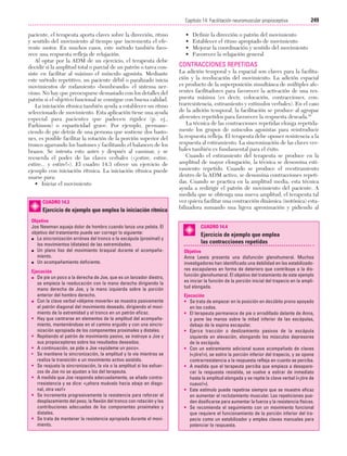 Ejercicio terapeutico recuperacion funcional