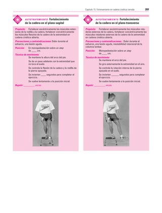 Ejercicio terapeutico recuperacion funcional