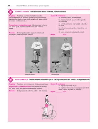 Ejercicio terapeutico recuperacion funcional