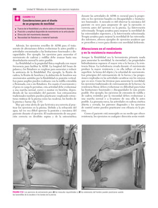 Ejercicio terapeutico recuperacion funcional