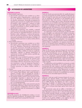 Ejercicio terapeutico recuperacion funcional