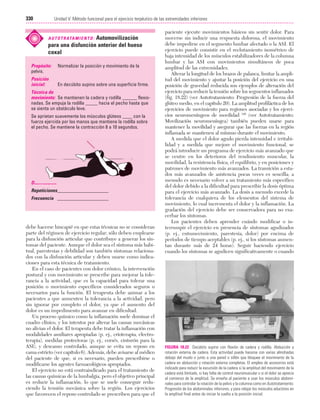 Ejercicio terapeutico recuperacion funcional