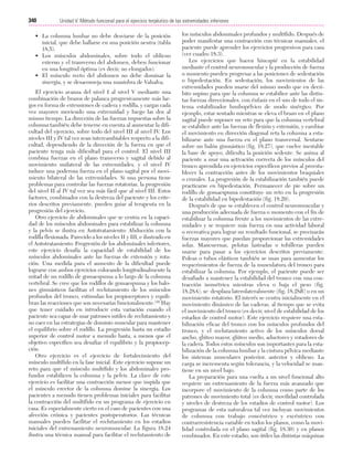 Ejercicio terapeutico recuperacion funcional