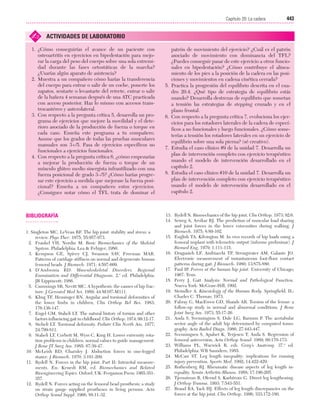 Ejercicio terapeutico recuperacion funcional