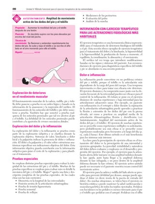 Ejercicio terapeutico recuperacion funcional