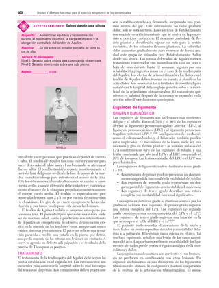 Ejercicio terapeutico recuperacion funcional