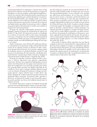 Ejercicio terapeutico recuperacion funcional