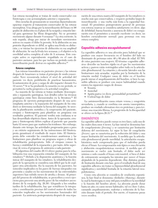 Ejercicio terapeutico recuperacion funcional