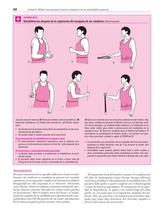 Ejercicio terapeutico recuperacion funcional