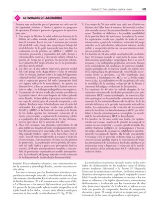 Ejercicio terapeutico recuperacion funcional