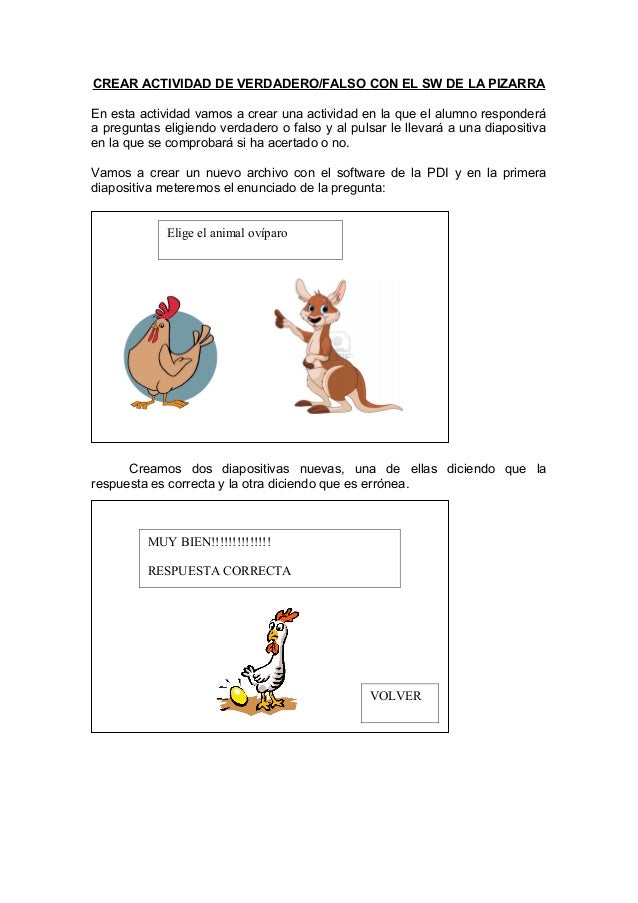 Ejercicio Verdadero Falso