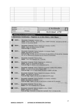 17
MARICEL VAIROLETTI - SISTEMAS DE INFORMACIÓN CONTABLE
 