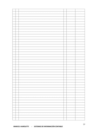 57
MARICEL VAIROLETTI - SISTEMAS DE INFORMACIÓN CONTABLE
 