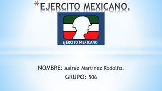 NOMBRE: Juárez Martínez Rodolfo.
GRUPO: 506
*
 